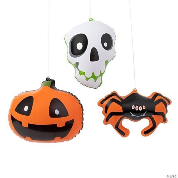 Inflatable Halloween Hanging Decorations - 12 Pc. - Picture 1 of 3